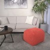 OUTSUPPLY Bean Bag Seats, Plush Microfiber Square Ottoman, Stylish Accent Seat - 2 of 4