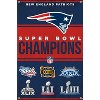 Trends International NFL New England Patriots - Champions 23 Unframed Wall Poster Prints - 4 of 4