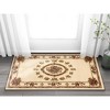 Well Woven Pastoral Medallion French European Floral Formal Traditional Modern Classic Thick Soft Area Rug - 2 of 4