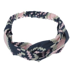 Unique Bargains Women's Fashion Arrow Pattern Cross Elastic Hairband 1 Pc - 1 of 4