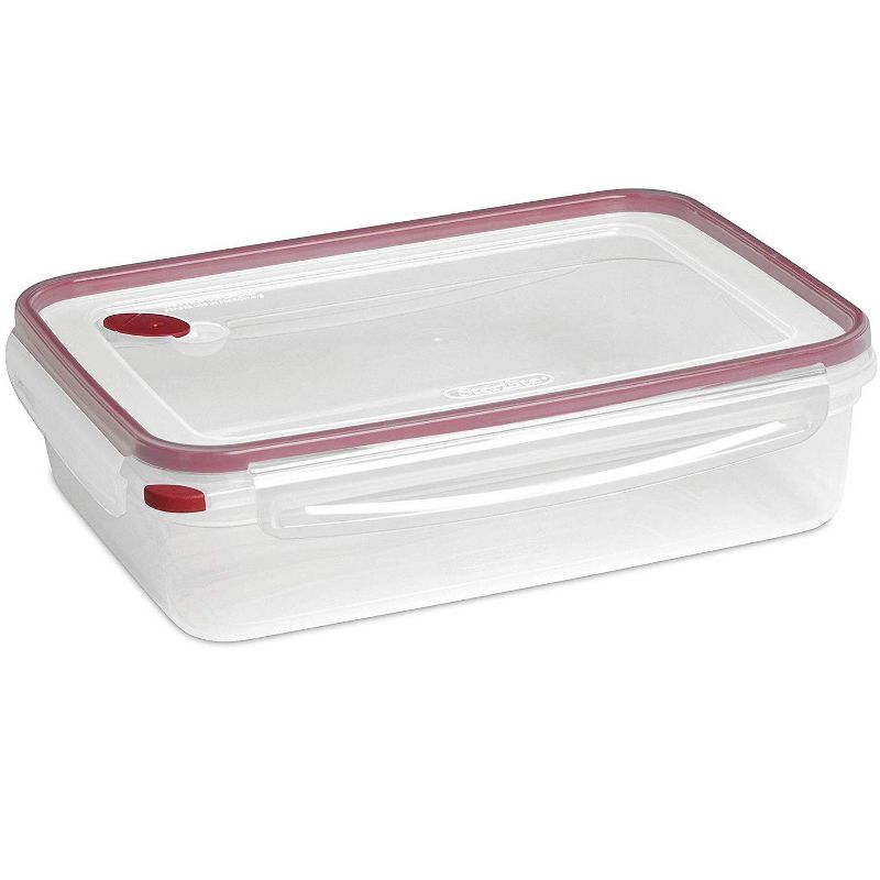 Sterilite Ultra Seal Plastic Rectangular Food Storage Containers with Easy Identifying Color Coding and Vented Latching Lids, 3 of 7