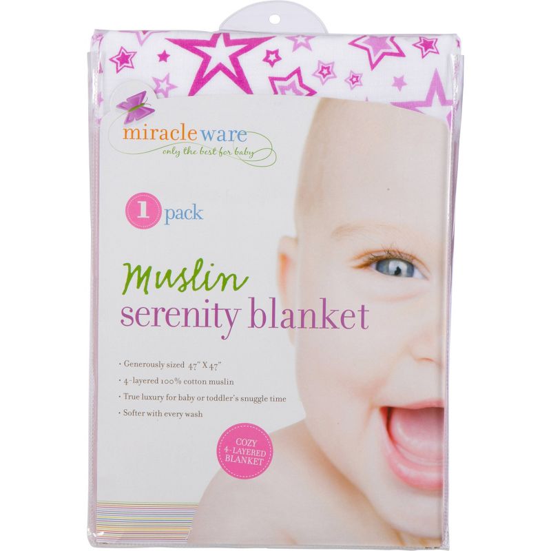 MiracleWare Muslin Baby Blanket, 3 of 5