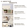 Wall Mounted Full Length Mirror with Shelf, Full Body Mirror with Pegboard, Wall Bathroom Makeup Mirror for Bedroom Living Room Dressing Room - 4 of 4