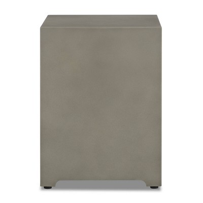 Aegean 20" Dark Gray Powder-Coated Steel Propane Tank Cover