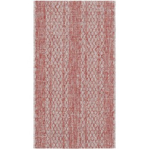 Courtyard CY8736 UV & Stain Resistant Non-Shedding Power Loomed Indoor/Outdoor Rugs - Safavieh - 1 of 4