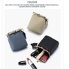 Wikineon Women's Mini Wallet: Slim Design, Perfect for Purses & Pockets, Ideal for Storing Cards, Cash & Small Coins,Blue - 3 of 4