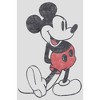 Women's Mickey & Friends Distressed Mickey Mouse Pose Racerback Tank Top - 2 of 4