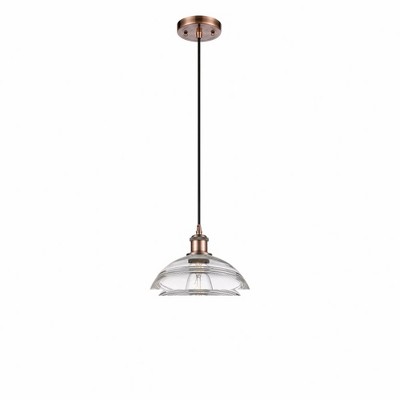 Rochester - 1 Light Cord Hung Mini Pendant In Industrial Style-11.63 Inches Tall and 10 Inches Wide