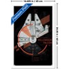 Trends International Star Wars: Power Of The Force - Millennium Falcon Framed Wall Poster Prints - 3 of 4