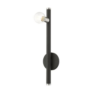 Livex Lighting Bannister 1 - Light Wall Light in  Black - 1 of 1