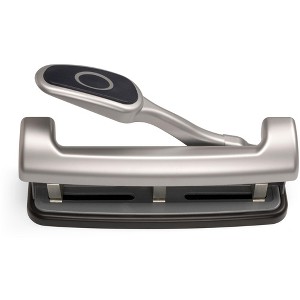 Officemate EZ Lever Adjustable 2 or 3 Hole Punch with Lever, 25 Sheets - 1 of 3