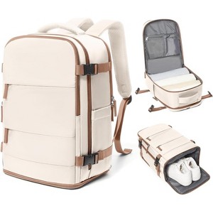 Waterproof Travel Backpack for Outdoor & Urban Use, Flight Approved Carry-On with Laptop Sleeve - 1 of 4