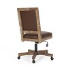 Sandine Rustic Upholstered Swivel Office Chair - Christopher Knight Home - 4 of 4
