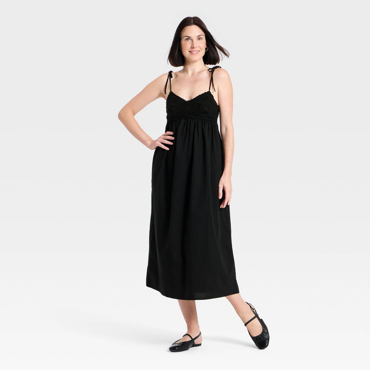 Women's Crochet Maxi Sundress - A New Day™ - thumbnail 3
