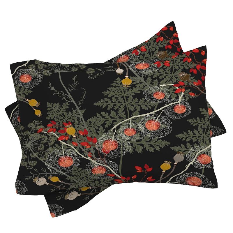 Iveta Abolina Citlali Night Comforter Set Red - Deny Designs, 4 of 8