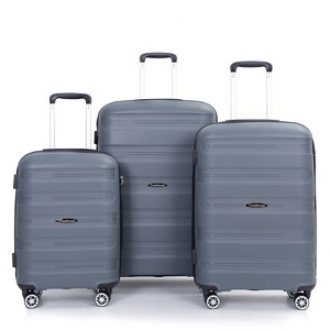 3PCS Suitcase Luggage Sets, Hardshell PP Lightweight Suitcase with TSA Lock, Spinner Wheels (20/24/28 IN) -ModernLuxe - 1 of 4