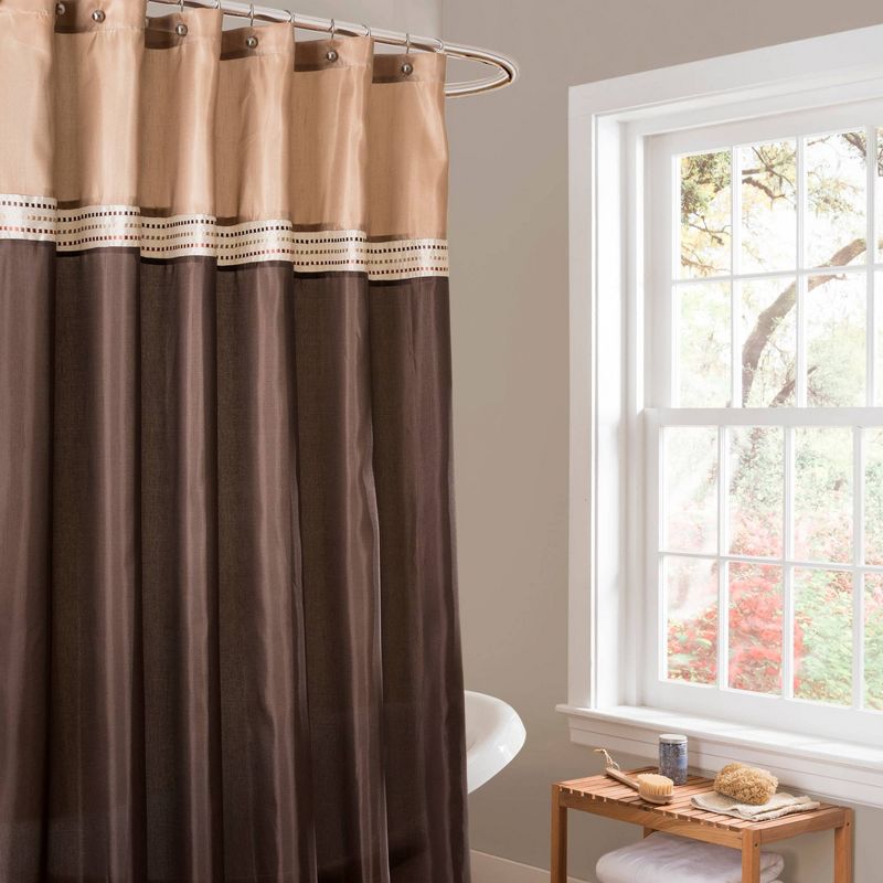 Terra Shower Curtain - Lush Décor, 1 of 8