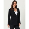 INSPIRE CHIC Women's Professional One Button Classic Work Business Suit Blazer - 3 of 4