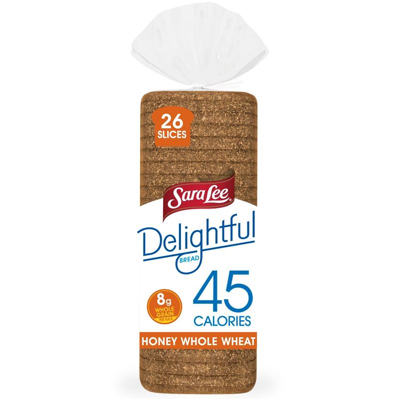 Sara Lee Delightful 100% Whole Wheat with Honey Bread - 20oz, 1 of 7