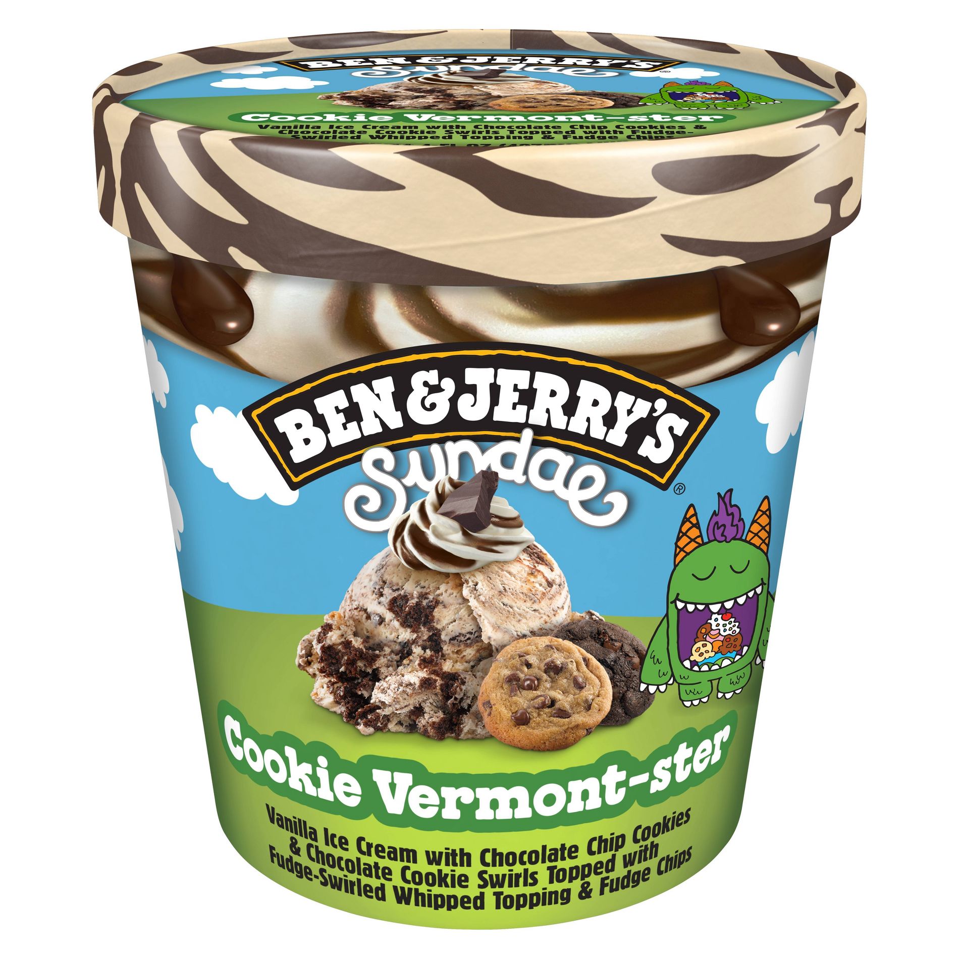 Ben & Jerry's Cookie Vermont-ster Frozen Sundae - 14.44 fl oz