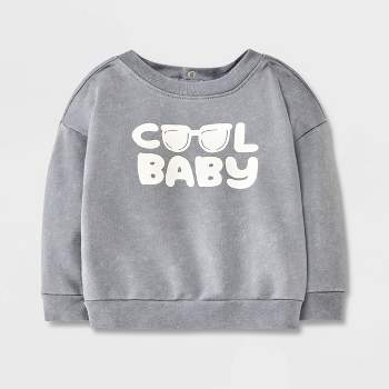 Baby Cool Graphic Sweatshirt - Cat & Jack™ Gray