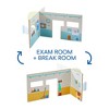 HABA Little Friends Veterinary Clinic Play Set - 4 Detailed Rooms with 1 Vet Figure, Kitten, Kennels and Accessories - 3 of 4