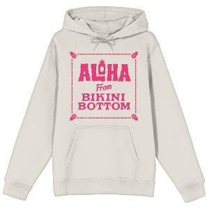SpongeBob SquarePants Aloha From Bikini Bottom Adult Sand Graphic Hoodie - 1 of 2