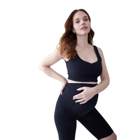 Women's Cotton Stretch Crop Cami Bralette - Auden™ Black Xs : Target