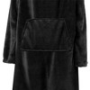 PAVILIA Wearable Blanket with Sleeves and Foot Pockets, Fleece Warm Snuggle Pocket Sleeved Throw for Women Men Adults - 4 of 4