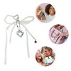 Unique Bargains Ribbon Bow Heart Handbag Charms Keychains 1 Pc - 3 of 4