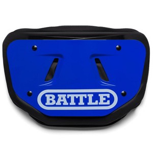 Battle Sports Youth Team Color Back Plate with BATTLE Logo - Royal Blue/White - 1 of 1