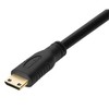 Monoprice High Speed HDMI Cable - 6 Feet - Black | Blackwith HDMI Mini Connector, 4K @ 24Hz, 10.2Gbps, 30AWG - 3 of 4