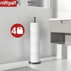 LunaLulinlk Black Stainless Steel Freestanding Tissue Extender Toilet Paper Holders - 4 of 4