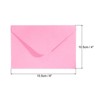Unique Bargains Blank Paper Mini Vintage DIY Greeting Card Envelope 50 Pcs - 2 of 4