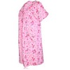 JEFFRICO House Dresses for Women with Pockets - Lightweight Breathable Short Sleeve Muumuu & Nightgowns - Snap Front Housecoat and Dusters - 4 of 4