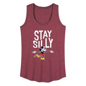 Women's - Disney - Stay Silly Graphic Racerback Tank - 1 of 4