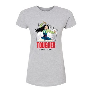 Women's - Disney - Tougher Than I Look Fitted Graphic T-Shirt - 1 of 3