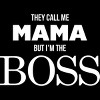 Women's Design By Humans They Call Me Mama But I'm the Boss By Shirz Racerback Tank Top - 2 of 2