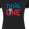 Women's - Dr. Seuss - American Thing One Juniors Fitted Graphic T-Shirt - image 2 of 4