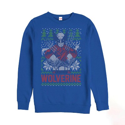 Men's Marvel Ugly Christmas X-Men Wolverine Sweatshirt