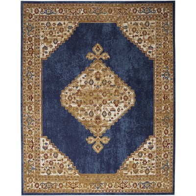 Nourison Grafix Vintage Traditional Medallion Indoor Rug