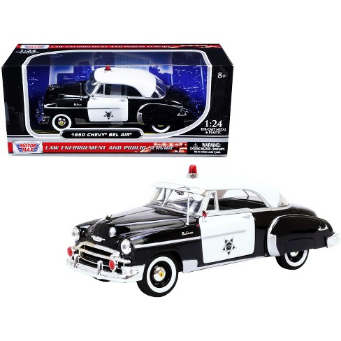 1950 Chevrolet Bel Air Police 1 24 Diecast Car Model By Motormax