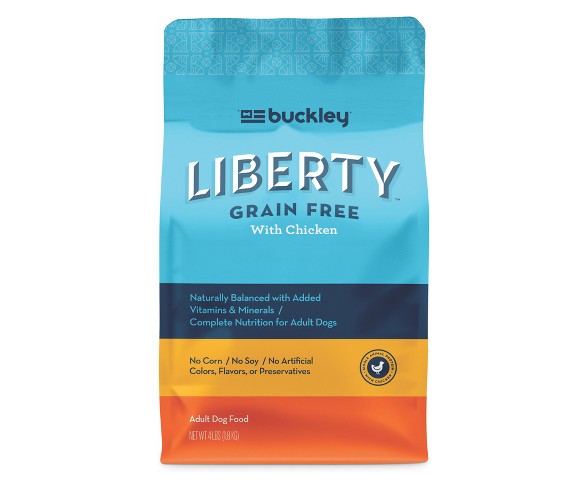 Buckley Liberty Grain Free Dry Dog Food Chicken - 4lb