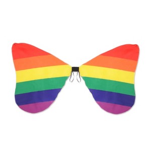 Beistle Fabric Rainbow Wings, 5' 6" x 3' 2", (1/Pkg) Multicolored - 1 of 3