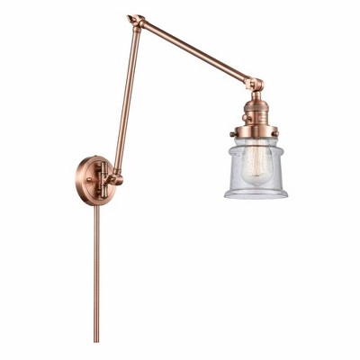 Canton - 1 Light Double Extension Swing Arm Wall Sconce In Industrial Style-30 Inches Tall and 8 Inches Wide