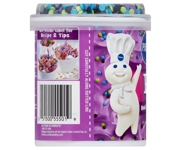 Pillsbury Bold Purple Vanilla Funfetti Frosting 15.6 oz