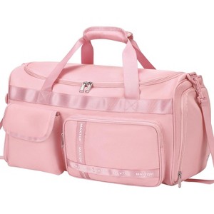 Gym Bag for Women Men Travel Duffle Bag Large Capacity Carry On Weekender Overnight Bag With Shoe Compartment - 1 of 4