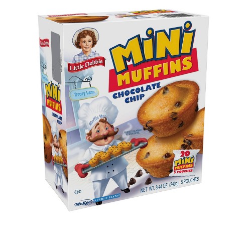 Little Debbie Chocolate Chip Mini Muffins - 5ct/8.44oz : Target