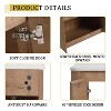 GDFStudio Ford Wall-Mounted Bathroom Vanity With Ceramic Round Sink - 4 of 4