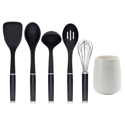 KitchenAid 6pc Kitchen Tool Set with Crock